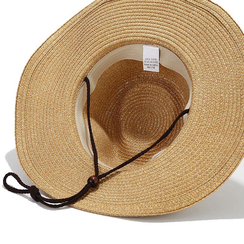Western cowboy style straw hat and fisherman's hat
