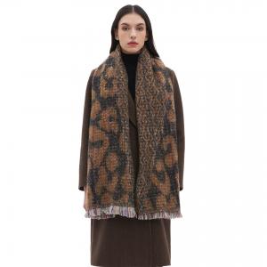  Women Winter Leopard Scarf