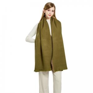 Frayed Tassel Winter Muffler 