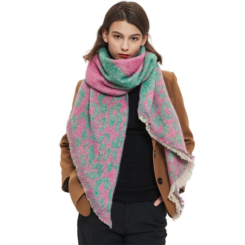 Triangle Leopard Scarf