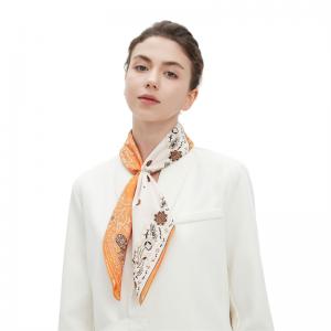 Women Satin Square Neckerchief